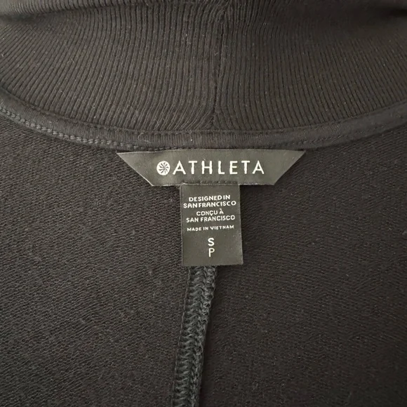 Athleta Pranayama Restore Wrap Size Small- Black - Picture 4 of 5